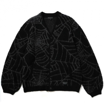 EVILACT/ӥ륢/SPIDER KNIT CARDIGAN/˥åȥǥ/SPIDER BLACK