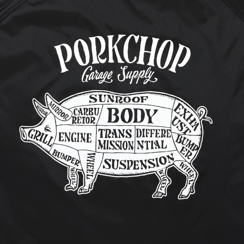 PORK CHOP/ポークチョップ/BOA COACH JKT/ボアコーチジャケット/BLACK