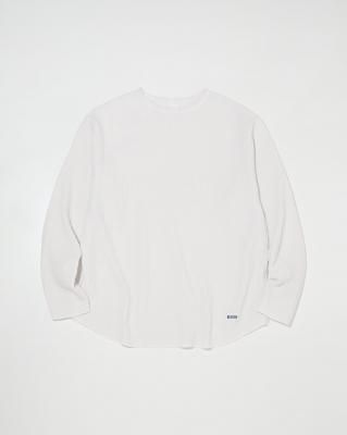 RADIALL/ǥ/BIG WAFFLE-BOAT NECK T-SHIRT L/S/ӥååե󥰥꡼֥ƥ/SNOW WHITE