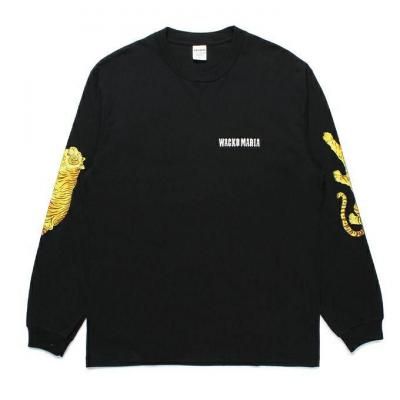 WACKO MARIA/拾ޥꥢ/TIM LEHI / WASHED HEAVY WEIGHT LONG SLEEVE T-SHIRT ( TYPE-3 )/ƥ꡼ϥ/BLACK