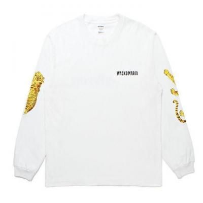 WACKO MARIA/拾ޥꥢ/TIM LEHI / WASHED HEAVY WEIGHT LONG SLEEVE T-SHIRT ( TYPE-3 )/ƥ꡼ϥ/WHITE