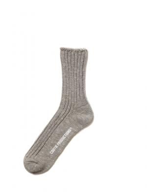 COOTIE/ƥ/RAZA LOWGAUGE SOCKS/饶å/GRAY MIX