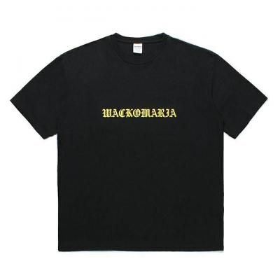 WACKO MARIA/拾ޥꥢ/WASHED HEAVY WEIGHT CREW NECK T-SHIRT (TYPE-12)/BLACK