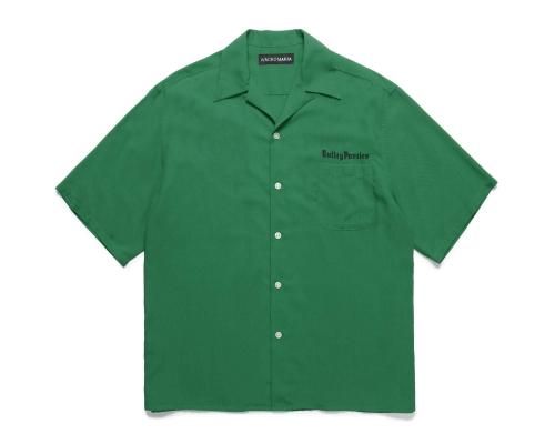 WACKO MARIA/拾ޥꥢ/50'S OPEN COLLAR SHIRT S/S ( TYPE-2 )/50'sץ󥫥顼/GREEN