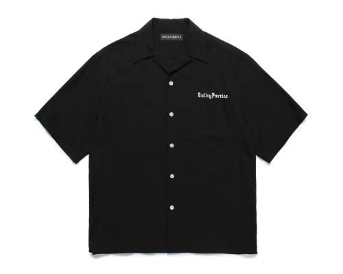 WACKO MARIA/拾ޥꥢ/50'S OPEN COLLAR SHIRT S/S ( TYPE-2 )/50'sץ󥫥顼/BLACK