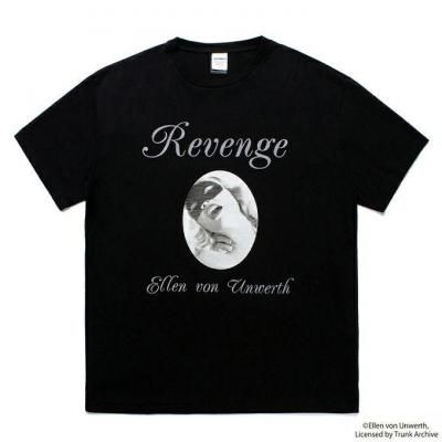 WACKO MARIA/拾ޥꥢ/ELLEN VON UNWERTH/WASHED HEAVY WEIGHT CREW NECK T-SHIRT ( TYPE-1 )/ץT/BLACK