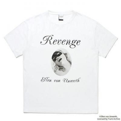 WACKO MARIA/拾ޥꥢ/ELLEN VON UNWERTH/WASHED HEAVY WEIGHT CREW NECK T-SHIRT ( TYPE-1 )/ץT/WHITE