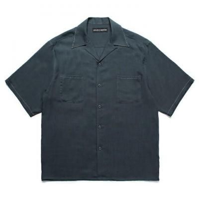 WACKO MARIA/拾ޥꥢ/50'S OPEN COLLAR SHIRT S/S ( TYPE-4 )/50'sץ󥫥顼/NAVY