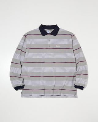 RADIALL/ǥ/G-Body POLO SHIRT L/S/ݥ/ICE GRAY