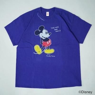 ChahChah/㡼㡼/ DISNEY / VINTAGE FADED S/S TEE /եåT/PURPLE