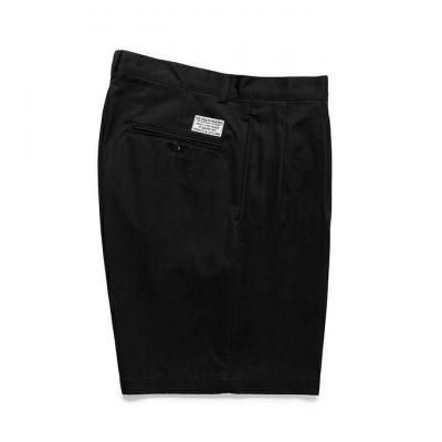 WACKO MARIA/拾ޥꥢ/DOUBLE PLEATED CHINO SHORT TROUSERS/Υ硼ȥȥ饦/BLACK