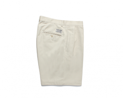 WACKO MARIA/拾ޥꥢ/DOUBLE PLEATED CHINO SHORT TROUSERS/Υ硼ȥȥ饦/L-BEIGE
