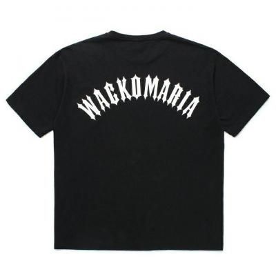 WACKO MARIA/拾ޥꥢ/WASHED HEAVY WEIGHT CREW NECK T-SHIRT ( TYPE-1 )/BLACK