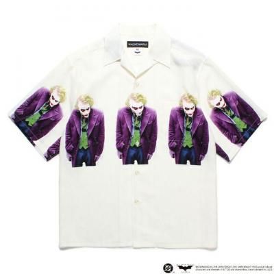 WACKO MARIA/拾ޥꥢ/THE DARK KNIGHT TRILOGY / S/S HAWAIIAN SHIRT ( TYPE-4 )/WHITE