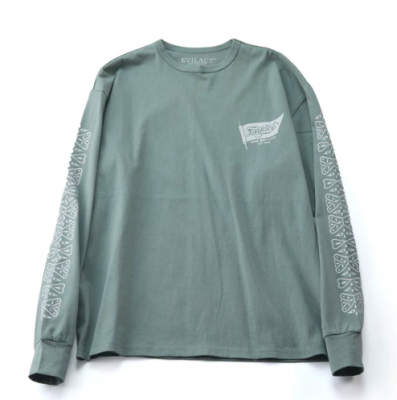 EVILACT/ӥ륢/BANDANA LS/Хʥ󥰥꡼/SAGE