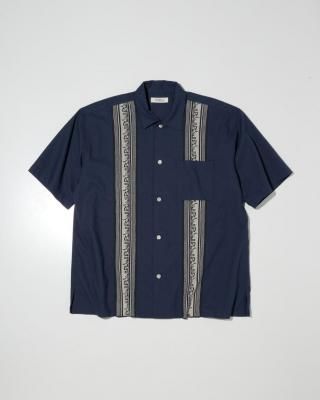 RADIALL/ǥ/Lincoln Park REGULAR COLLARED SHIRT S/S/ץ󥫥顼/NAVY