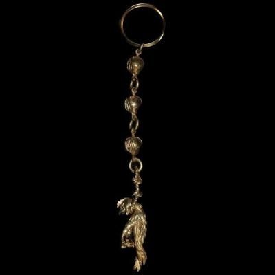 EXODUS//COCK&PUSSY KEYCHAIN//A.GOLD