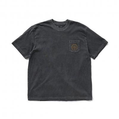 RATS/å/PIGMENT DYED POCKET TEE/硼ȥ꡼T/BLACK