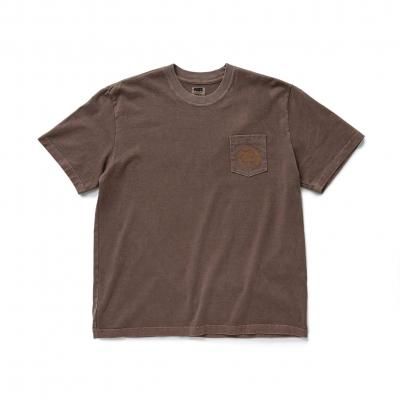 RATS/å/PIGMENT DYED POCKET TEE/硼ȥ꡼T/BROWN