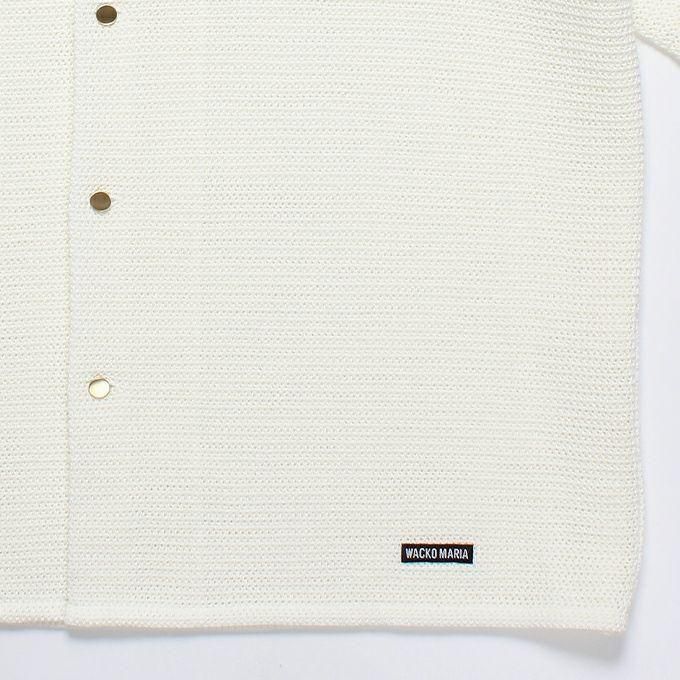 ワコマリア　SUMMER KNIT OPEN COLLAR SHIRT Sサイズ WACKO MARIA/ワコマリア/SUMMER KNIT OPEN COLLAR SHIRT/サマー