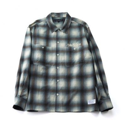 EVILACT/ӥ륢/OMBLE SHIRT/֥졼å/BLACK