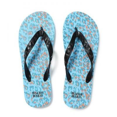WACKO MARIA /拾ޥꥢ/HAYN/LEOPARD BEACH SANDALS/쥪ѡɥӡ/BLUE