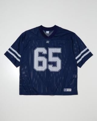 RADIALL/ǥ/Hood City FOOTBALL SHIRT S/S/եåȥܡ륲ॷ/NAVY