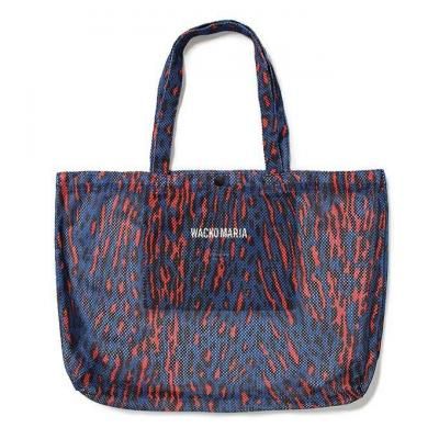 WACKO MARIA/拾ޥꥢ/SPEAK EASY/LEOPARD TOTE BAG/ԡ쥪ѡɥȡȥХå/BLUE