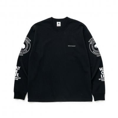RATS/ラッツ/TWO WHEEL L/S TEE/ロングスリーブTシャツ/BLACK