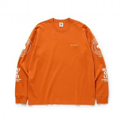 RATS/ラッツ/TWO WHEEL L/S TEE/ロングスリーブTシャツ/ORANGE