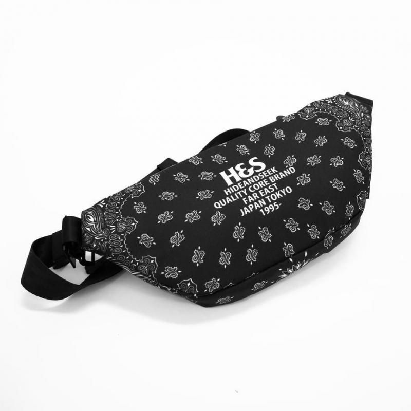 HIDEANDSEEK DRIVE L/S Lサイズ ブラックハイ&シーク Hide and Seek/ハイドアンドシーク/SABIN 6L SLING HIDE&SEEK
