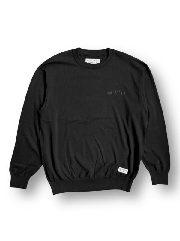 トップス WACKOMARIA/COTTON KNIT CREW NECKSWEATER WACKO MARIA/ワコマリア/COTTON KNIT CREW NECK SWEATER ( TYPE