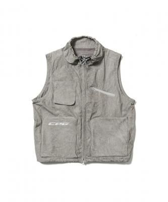 CPG/GIMMICK DYE VEST/٥/GRAY