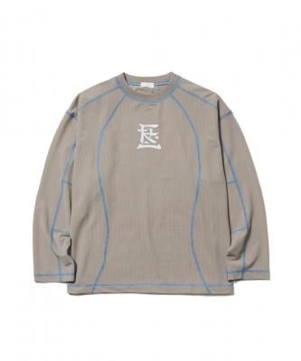 F-LAGSTUF-F/ե饰/MESH LS TEE/å󥰥꡼T/GRAY