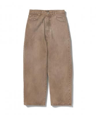 F-LAGSTUF-F/ե饰/DENIM BAGGIE PANTS/ǥ˥Хѥ/BROWN