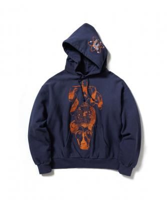 F-LAGSTUF-F/ե饰/COLLAGE HOODIE/աǥ/NAVY