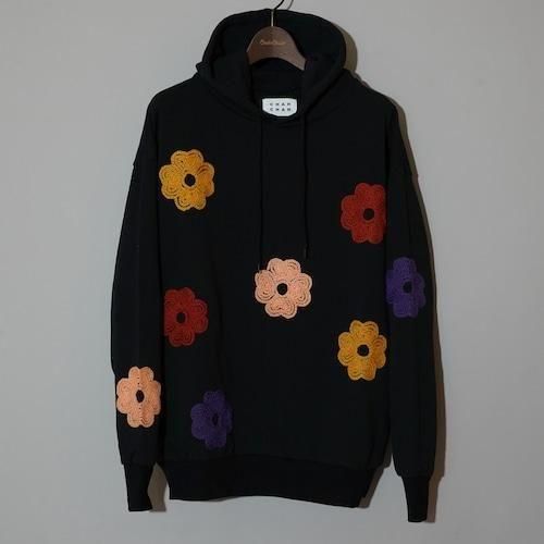 ジャケット・アウター Embroidery Flower Beads Hoodie Flower Embroidered Loose Hooded Jacket OS2050