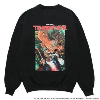 WACKO MARIA/拾ޥꥢ/TERRIFIER / HEAVY WEIGHT CREW NECK SWEAT SHIRT ( TYPE-1 )/ƥե/å/BLACK