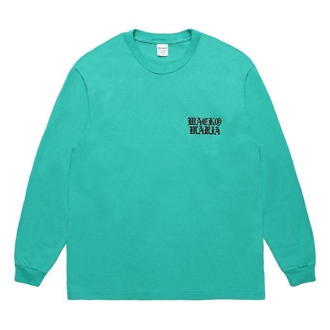 ワコマリア ウォッシュド ヘビー ウエイト クルーネック 長袖 Tシャツ L WACKO MARIA / WASHED HEAVY WEIGHT CREW NECK LONG SLEEVE T