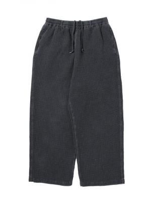 COOTIE/ƥ/PIGMENT DYED WAFFLE EASY PANTS/ԥȥɥåե륤ѥ/BLACK