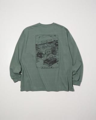 RADIALL/ǥ/Choju Giga CREW NECK T-SHIRT L/S/󥰥꡼֥ƥ/SHADE GREEN