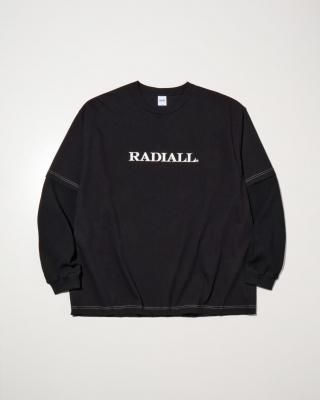 RADIALL/ǥ/Board Walk FAKE LAYERED T-SHIRT L/S/ե쥤䡼T/BLACK