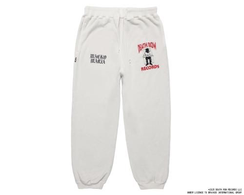 WACKO MARIA/拾ޥꥢ/DEATH ROW RECORDS /WASHED MIDDLE WEIGHT SWEAT PANTS/ǥ쥳/ߥɥ륦ȥåȥѥ/IVORY