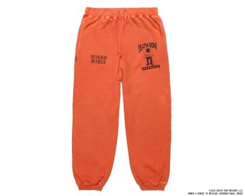 WACKO MARIA/拾ޥꥢ/DEATH ROW RECORDS /WASHEDMIDDLEWEIGHT SWEATPANTS/ǥ쥳/ߥɥ륦ȥåȥѥ/ORANGE