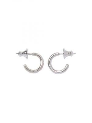COOTIE/ƥ/ONE STROKE EARRING - SMALL//SILVER