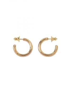 COOTIE/ƥ/ONE STROKE EARRING - MEDIUM//GOLD