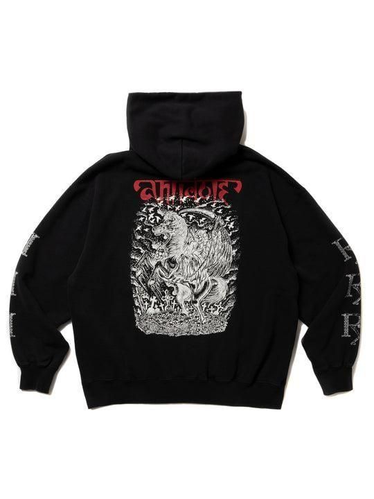 MISCHIEF washed black パーカー MISCHIEF washed black パーカー