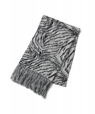 F-LAGSTUF-F/ե饰/ZEBRA MOHAIR MUFFLER/إޥե顼/GRAY
