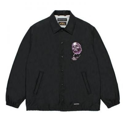 WACKO MARIA/拾ޥꥢ/56 TATTOO STUDIO / COACH JACKET/㥱å/BLACK