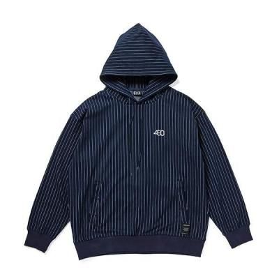 430/եƥ/STRIPE P/O PARKA/ȥ饤ץѡ/NAVY